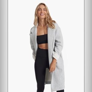 Vuori Women's Light Gray Trench Coat